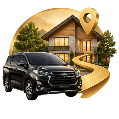 Drop off antar sampe ke rumah dari bandara Silangit